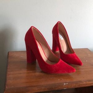 fun red heels